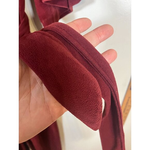 Vintage Christian Dior Red OS Robe De Chambre Luxury Old Money Classic Chic 70s - Picture 10 of 11